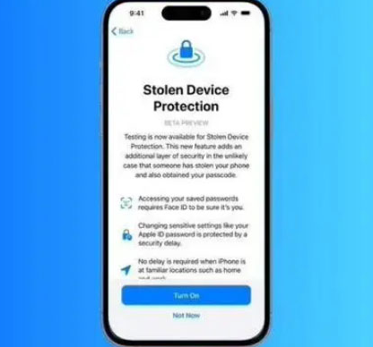 扶沟苹果授权维修店分享被盗设备保护功能开启方法 
