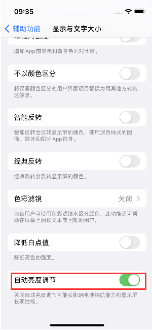 扶沟苹果15维修店分享iPhone 15 Pro系列屏幕亮度 