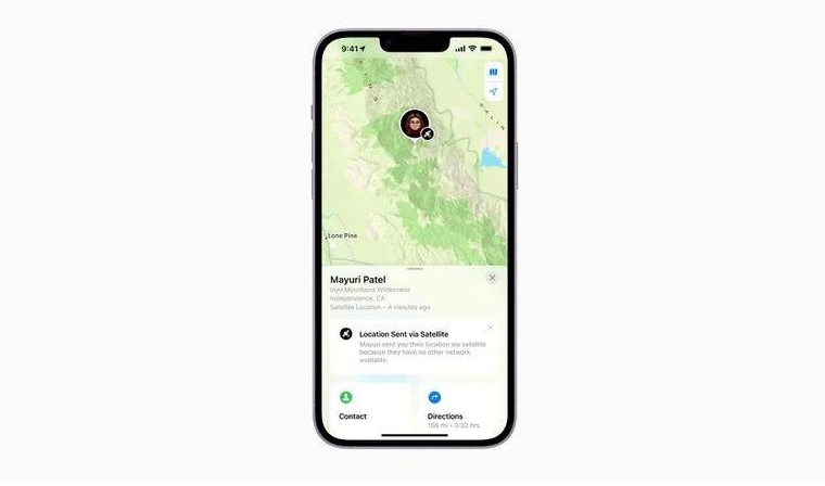 扶沟苹果14维修分享iPhone14系列中 FindMy功能通过卫星分享位置方法教程 