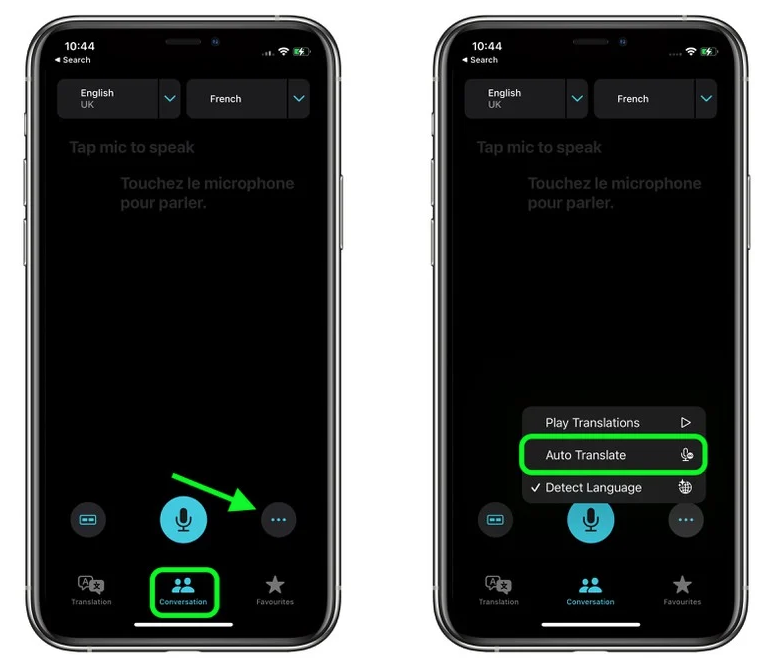 扶沟苹果手机维修分享iOS 15 “翻译” App 新改进 