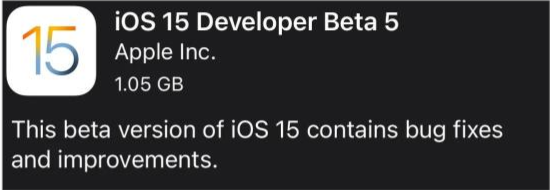 扶沟苹果手机维修分享如何升级到iOS15.0 beta5 